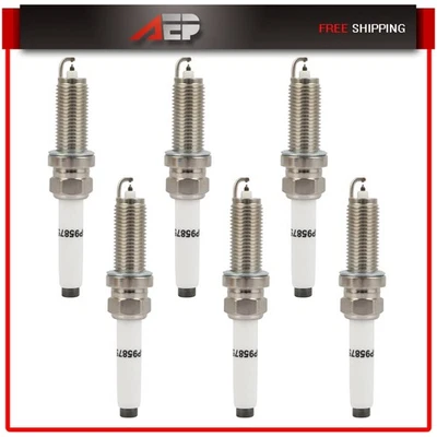 6 piezas bujías de iridio para Mercedes-Benz SLC43 AMG SL450 SL400 S560e V6 3,5 L Foto 1 de 4