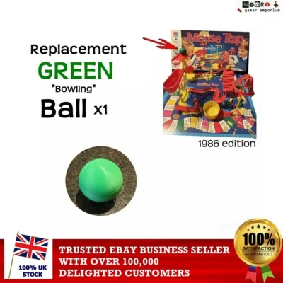 MOUSE TRAP BOARD GAME BY MB GAMES 1986 Edition – REPLACEMENT BIG PLASTIC BALL - Image 1 of 4