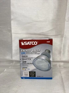 SATCO S7294 CFL PAR30 REFLECTOR 15W COOL NEUTRAL Indoor/Outdoor - Picture 1 of 7