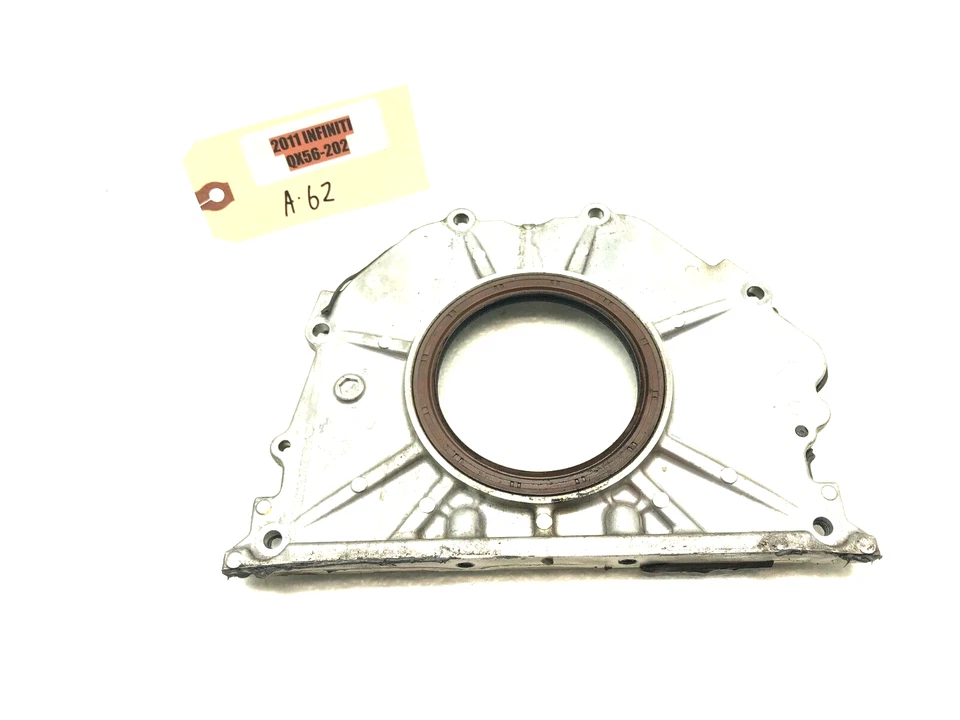 Cubierta de sello del cigüeñal del motor Infiniti QX56 QX80 2011-2021 5,6 L V8 OEM. Foto 1 de 4