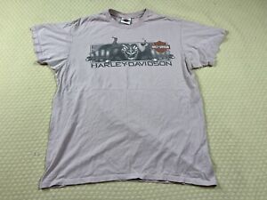 Vintage Harley Davidson Hawaiian Joker T Shirt Old Road Santa Clarita Sz XL