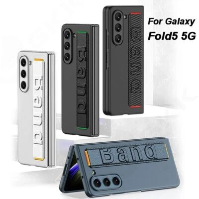 Original GKK Grip Case For Samsung Galaxy Z Fold 5 Ultra Thin Wristband PC Cover - Image 1 of 4