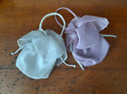 Two Drawstring Bags Ideal for Bride, Bridesmaid, Prom, other Special Occasion BN