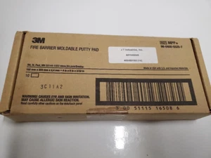 3M FIRE BARRIER PUTTY PAD 4" X 8" X 3/32" BOX OF 10 - Picture 1 of 4