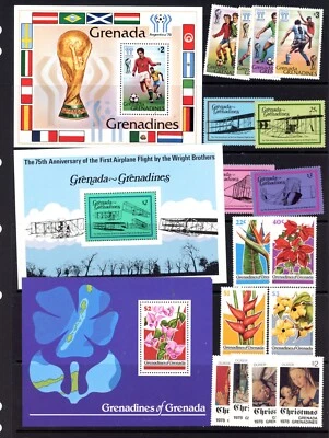 GRANADINAS DE GRANADA--Colección de 97 estampillas y 12 hojas de recuerdo Foto 1 de 4