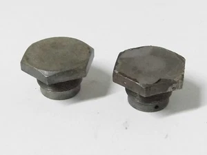 Triumph Tiger Cub H1065A Heavyweight Fork Stanchion Cap Nuts Secondhand ' - Picture 1 of 8