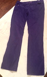 Mini Boden corduroy pants Purple 11Y girls adjustable waist bootcut classic - Picture 1 of 8