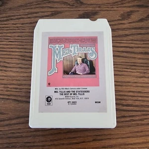 VTG The Best of Mel Tillis and the Statesiders 8-Track Cartridge 8T1 5021 - Imagen 1 de 4