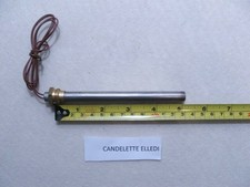 CANDELETTA ACCENSIONE STUFA PELLET RESISTENZA 130MM 250W A VITE 3/8 ORIGINALE