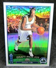 Ndudi Ebi RC 2003-04 Topps Chrome SILVER REFRACTOR Rookie#136!Timberwolves F RC