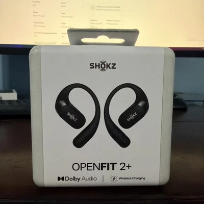 SHOKZ New OpenFit 2+ Open-Ear Headphones, Dolby Audio Enabled, Comfortable Earbuds ...