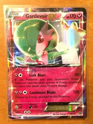 Gardevoir EX 78/114 Holo Rare Steam Siege Pokemon TCG Card - Image 1 of 2
