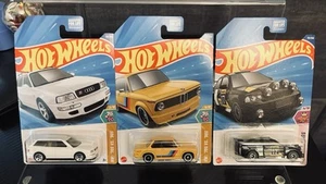 Paquete de tres Hot Wheels 2025 Ford, BMW, Audi, Compact Kings, HW 70s vs 90s, - Imagen 1 de 3