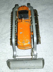 Vintage Spielzeug Hubley Orange Stahl Planierraupe 505-58 - Bild 1 von 7