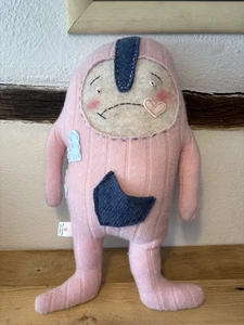 OOAK Artist Made Art Doll Handmade Cashmere Jumper / Wool Recycled - Picture 1 of 5