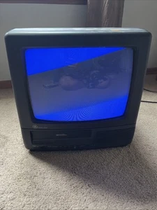 General Electric 13TVR03 VHS TV No Remote Gaming Tested Working - Picture 1 of 4