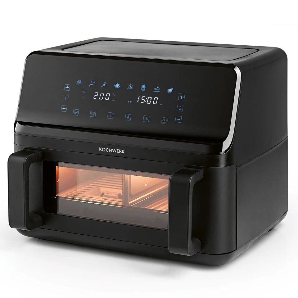 ROLLER RACHS KOCHWERK Heißluft-Fritteuse 14349 - schwarz - 9 Liter