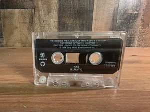 Nas Illmatic Rare Original 1994 Cassette CT- 57684 Columbia Hip Hop Rap TESTED - Picture 1 of 4