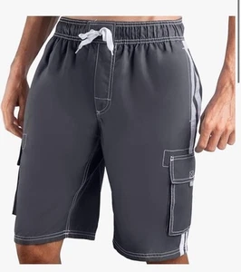 New Kanu Surf Men's Barracuda Swim Trunks Size Large Quick Dry UPF 50 - Picture 1 of 7
