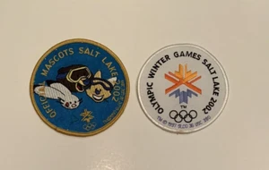 Salt Lake City 2002 parche Juegos Olímpicos de Invierno mascota hierro en parche lote de recuerdos - Imagen 1 de 7