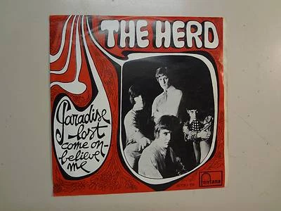 HERD:Frampton-Paradise Lost/Come On-Believe Me-Belgium 7"67 Fontana TF267781 PSL - Image 1 of 4