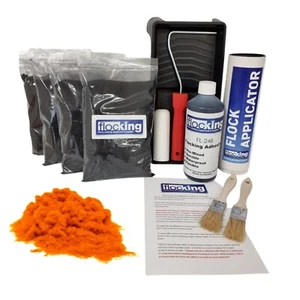 Kit Flocado Naranja Granel Más de 4 M² Kit Lote de Coches Cubierta - Imagen 1 de 3