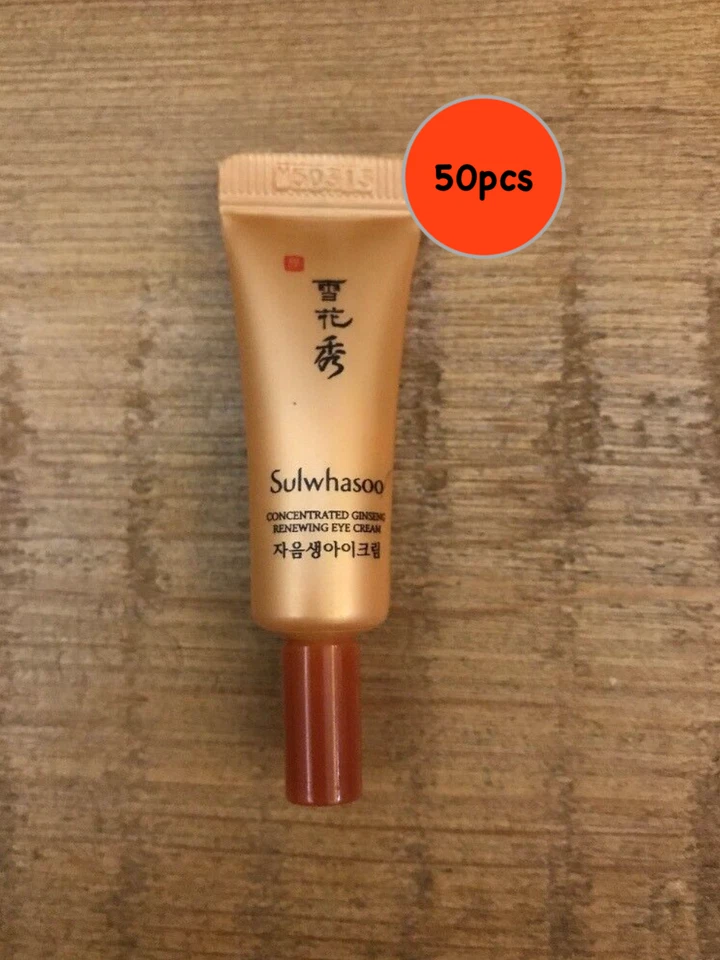 Tubo de crema para ojos renovadora de ginseng concentrado Sulwhasoo 3 ml x 50 piezas (150 ml) ¡Oferta!! Foto 1 de 1