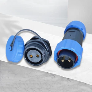 IP68 Panel Type Waterproof Cable Connectors Aviation Grade Cable Socket 2-12 Pin - Picture 1 of 11