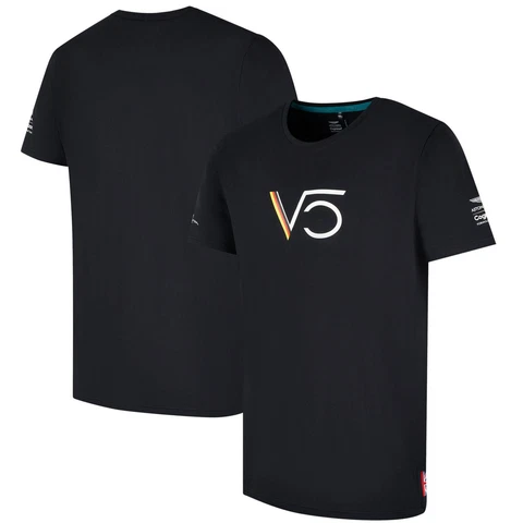 Official 2022 Aston Martin Cognizant Black Men Sebastian Vettel T-Shirt BARGAIN Cover