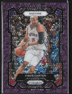 VINCE CARTER 2023-24 PANINI PRIZM NBA BALONCESTO PÚRPURA DISCO RAPTORS/75 #195 - Imagen 1 de 2