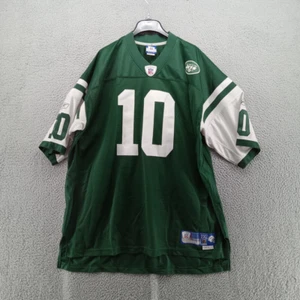 Vtg Chad Pennington Jersey Mens 2XL Green New York Jets Reebok QB #10 NFL - Picture 1 of 9