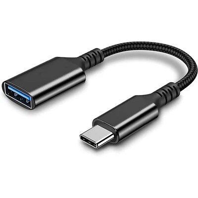 Cavo Adattatore da USB-C a USB Tipo C OTG Maschio A Femmina Connettore Android iPhone - Immagine 1 di 4