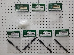 ParkZone Sukhoi Parts Lot Propeller w/Spinner Prop Shaft, Gear Box, Tail Wheel - Picture 1 of 5