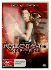 Resident Evil Apocalypse DVD Milla Jovovich R4 PAL M15+ 2004