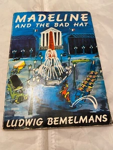 1968 Viking Vintage Paperback Book Madeline and the Bad Hat Ludwig Benelmans - Picture 1 of 15