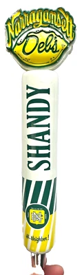 NARRAGANSETT - DEL'S SUMMER SHANDY - BEER TAP HANDLE - TALL - Image 1 of 4
