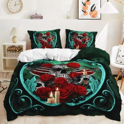 Process One Box 3D Printing Duvet Quilt Doona Covers Pillow Case Bedding Sets - Image 1 of 4