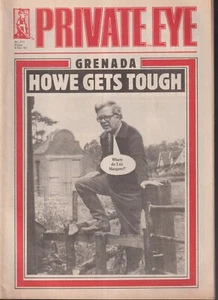 Grenada Howe Gets Tough Cover Private Eye Magazine #571 4 November 1983 - Picture 1 of 2