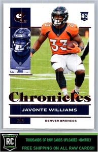 2021 Panini Chronicles Pink Javonte Williams #31 Rookie Denver Broncos - Picture 1 of 2