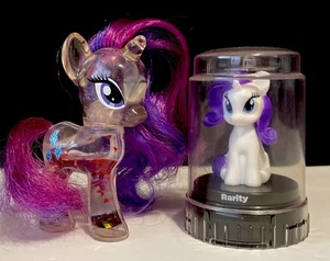 Hasbro Water Cutie &PODZ Good2Grow My Little Pony RARITY Figures W/ Case Set Of2 - Picture 1 of 12