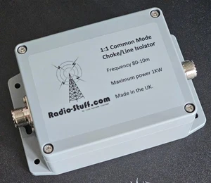 1kw Common Mode Choke (CMC) / Line Isolator 80m-10m  bands - Picture 1 of 4