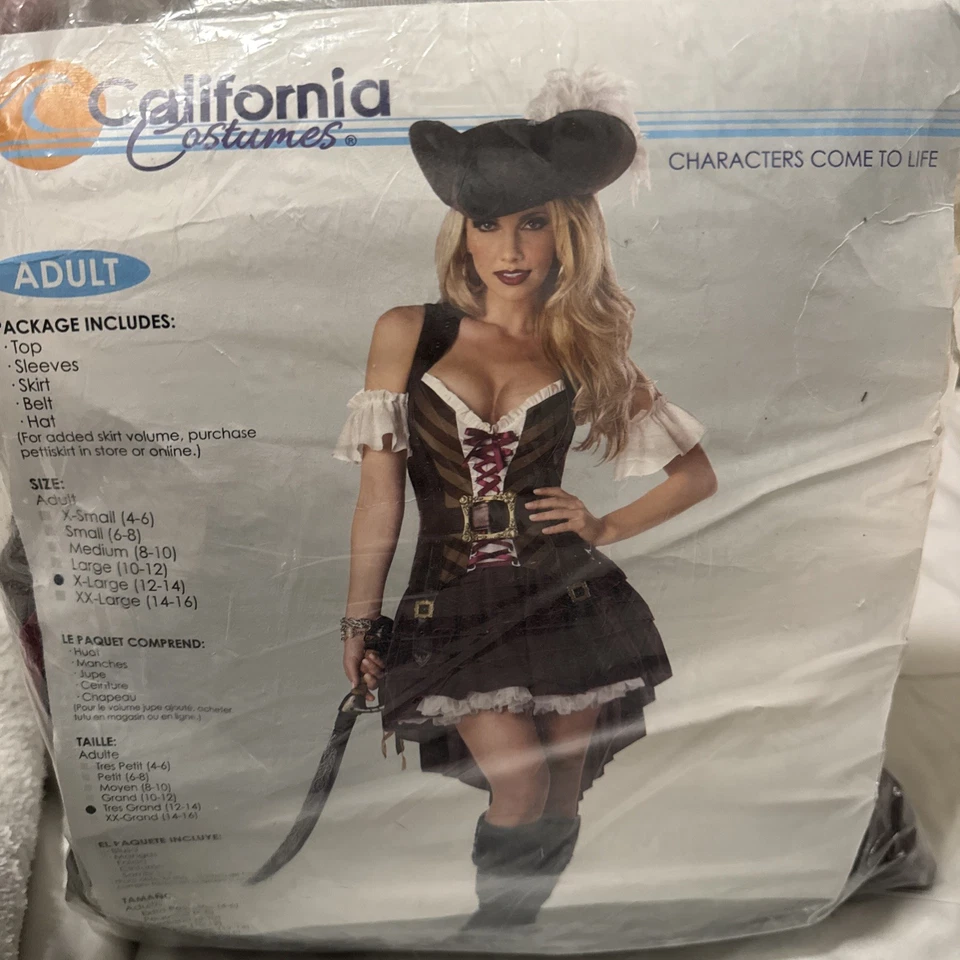 Disfraz de Halloween pirata Swashbuckler para mujer adulta Foto 1 de 1