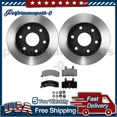 Juego de pastillas de freno de disco delanteras rotor de freno de disco para Chevrolet C2500 1999 Foto 1 de 4