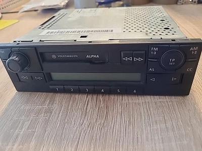 VW Radio Alpha 5 Werkradio Kassettenradio Autoradio Golf Jetta mit Seriennummer - Bild 1 von 2