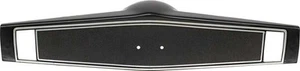 1969-70 Chevrolet; Steering Wheel Shroud; Black With Silver Trim - Picture 1 of 1