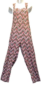 TUTA TUTINA TUTINA MAGLIONE L nuova con etichette SACRED THREADS funky chevron hippy rayon - Foto 1 di 5