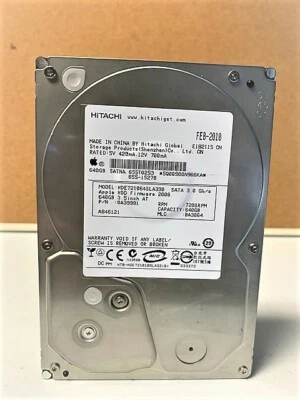 HITACHI 640.0GB   Internal HDD 3.5"  - Image 1 of 3