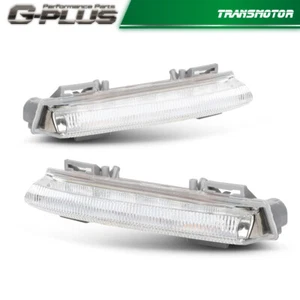 LED Daytime Running Fog Lights For Mercedes 2007-2014 W204 C250 C300 C350 E63AMG - Picture 1 of 12