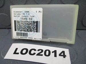 AMEC ALLIED MACHINE (59MM 2.3228'') 154N-59 SPADE DRILL INSERT COBALT LOC2014 - Picture 1 of 3