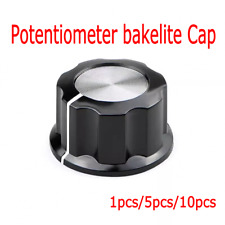1/5/10pcs MF-A01~05 6MM WTH118 scale aluminum alloy Potentiometer bakelite Cap